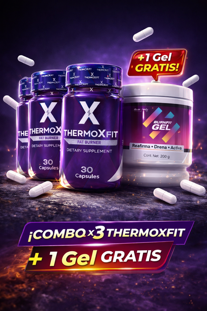 3 Thermoxfit + GRATIS BURNFIT GEL